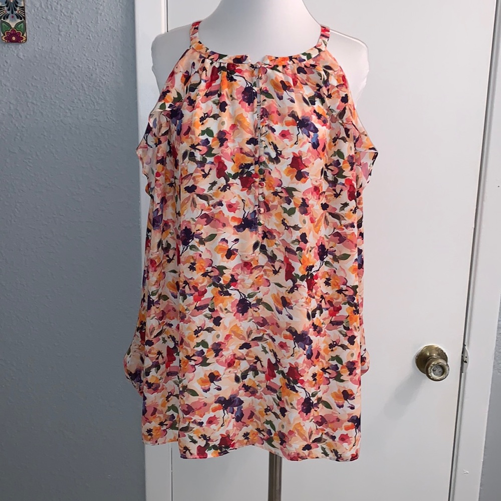 Catherine Malandrino - Cold Shoulder Blouse
